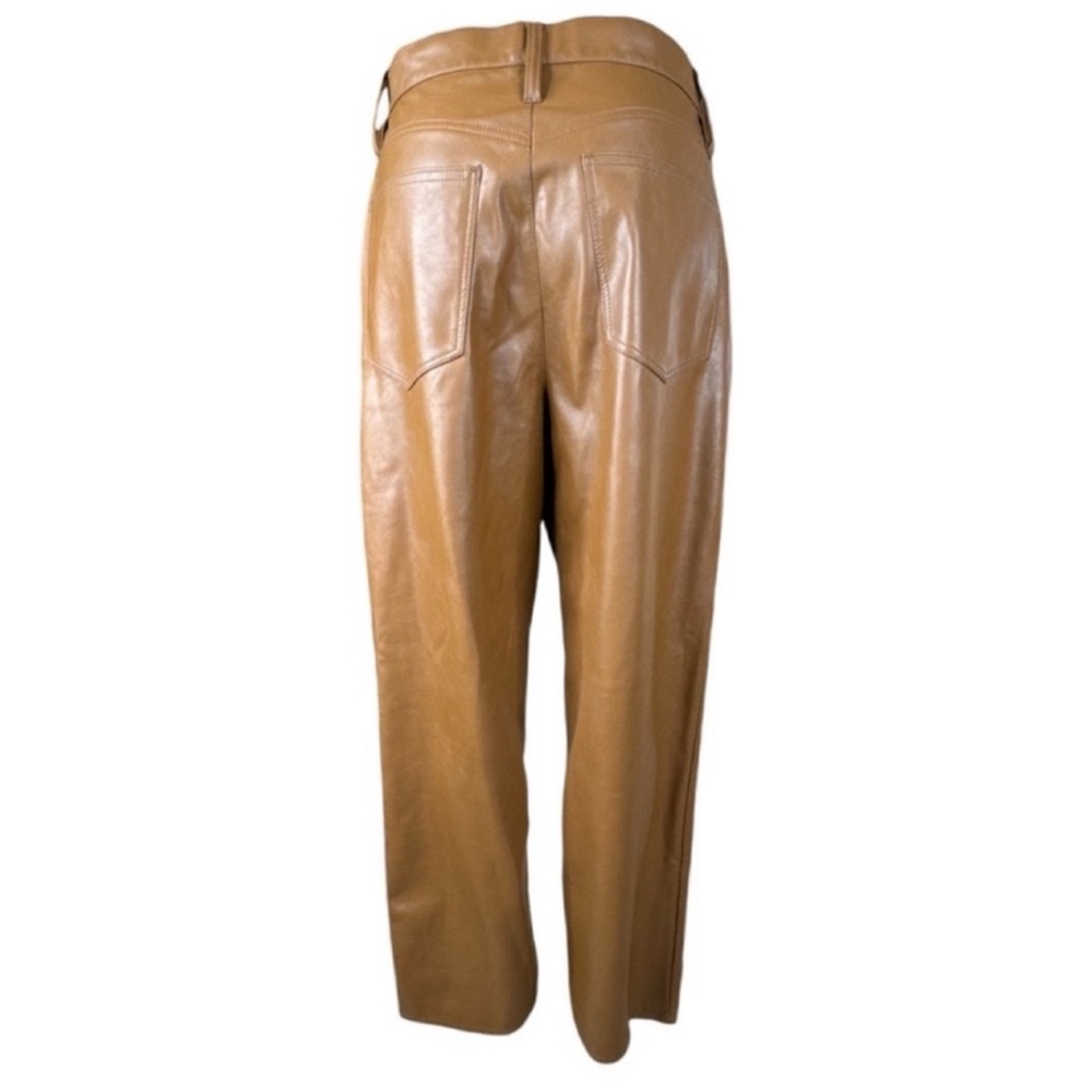 MADEWELL The Perfect Vintage Wide-Leg Jean in Vegan Leather, Pockets, Size 28. - Picture 2 of 12